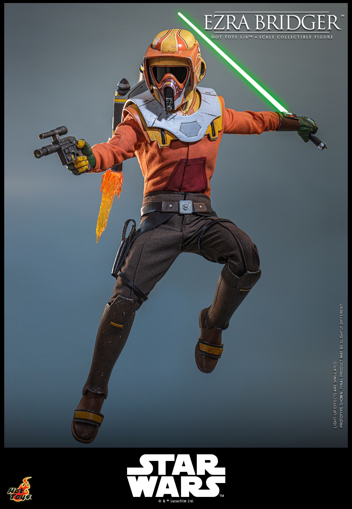 Pre-Order Hot Toys Star Wars Rebels Ezra Bridger Sixth Scale Figure TMS172